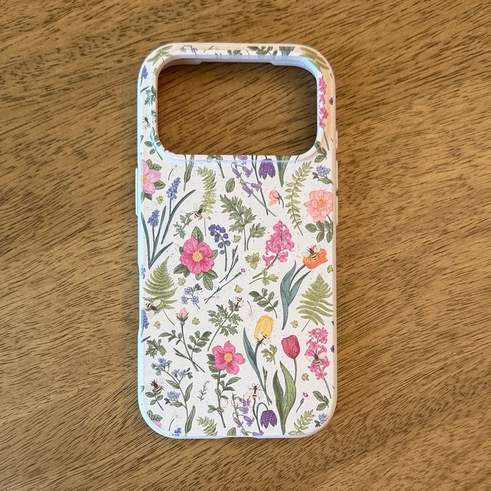 Pela Floral Phone Case - Pink & Green Botanical Print